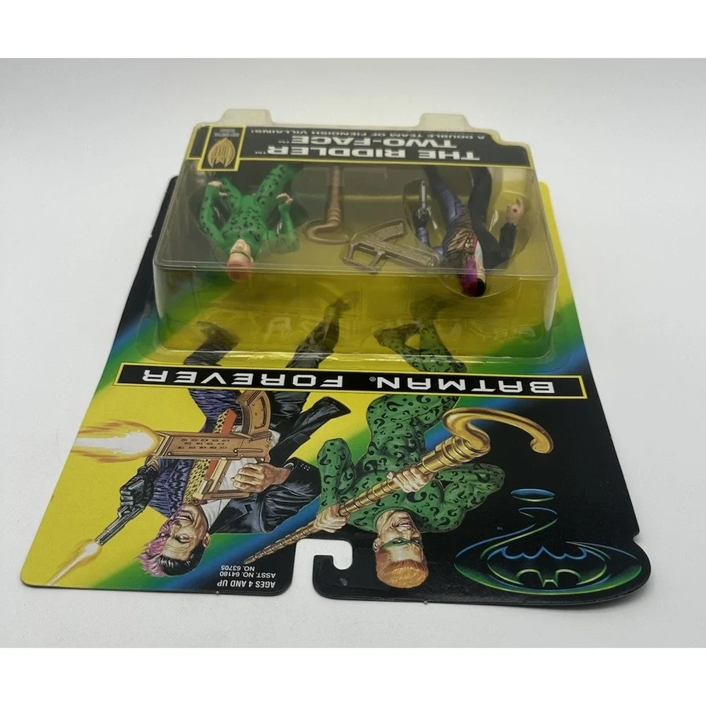1995 KENNER BATMAN FOREVER RIDDLER TWO-FACE 2 PACK ACTION FIGURES 63705 NEW